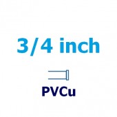 3/4 inch PVCu